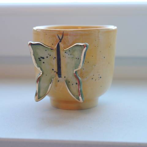 Butterfly in yellow