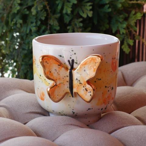 Butterfly in yellow