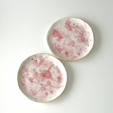 Roza dessert plates