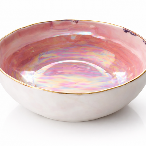 Pink Madre perla big Bowl