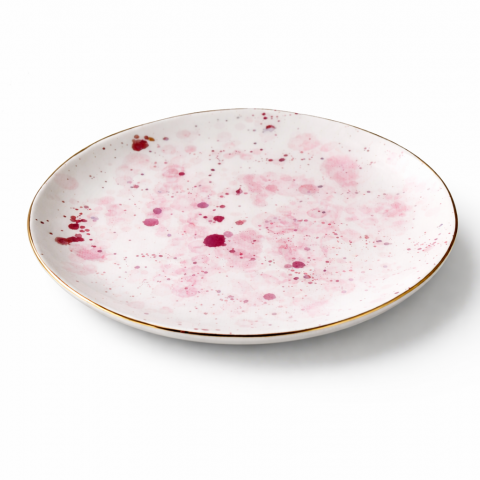 Pink plate 18cm