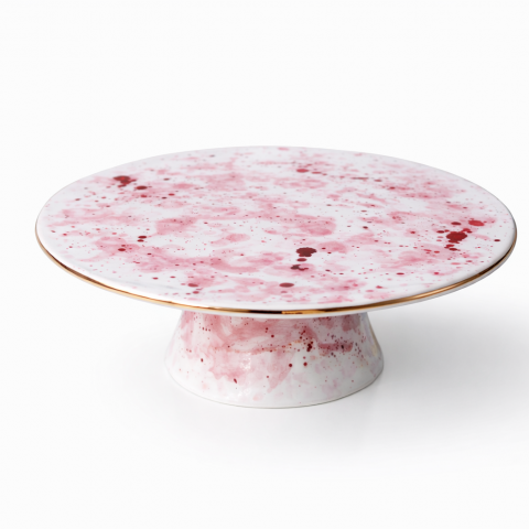 Pink cake stand 26cm