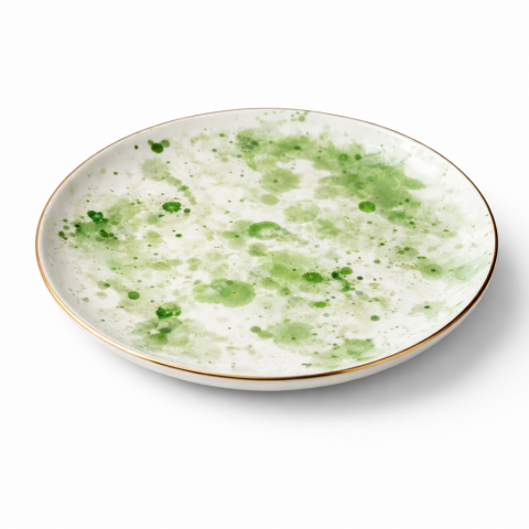 Green plate 18cm